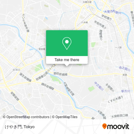 けやき門 map