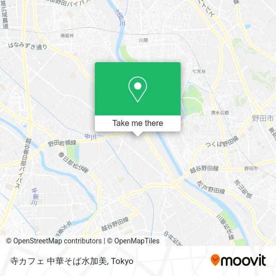 寺カフェ 中華そば水加美 map