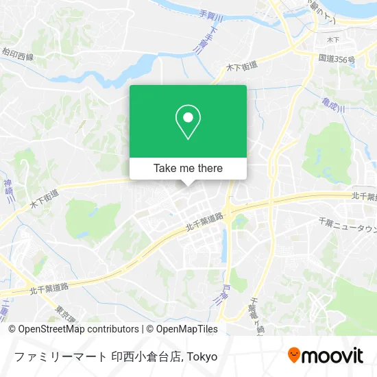 ファミリーマート 印西小倉台店 map
