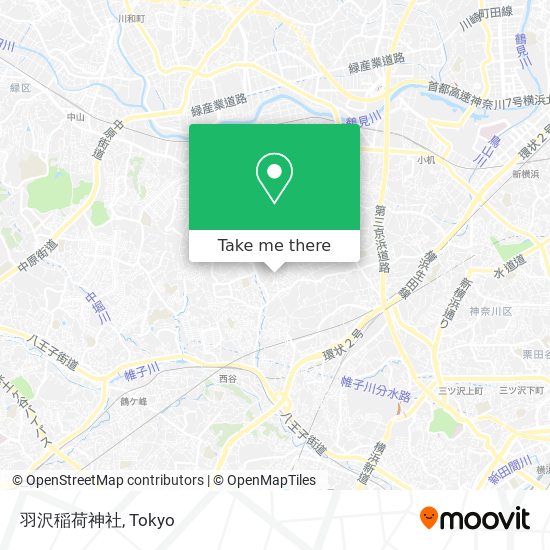 羽沢稲荷神社 map