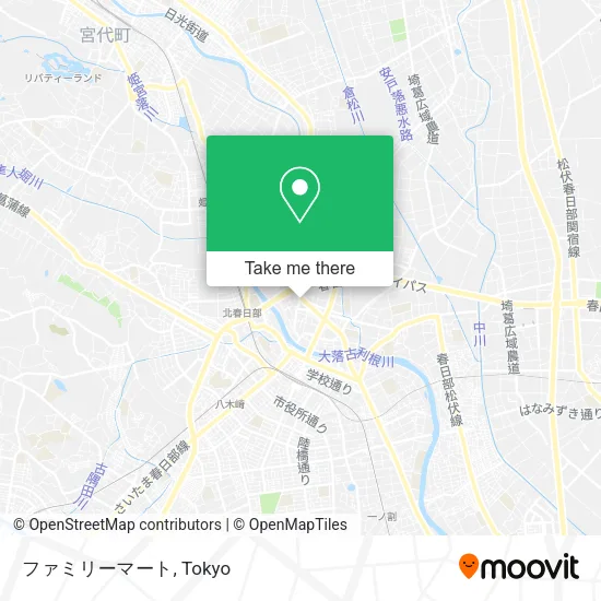 ファミリーマート map