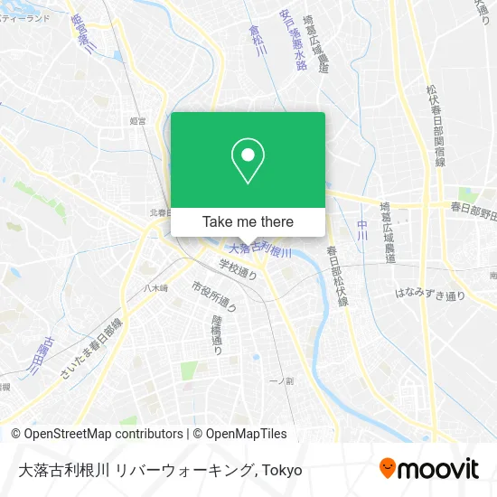 大落古利根川 リバーウォーキング map