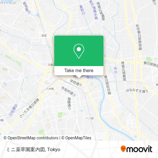 ミニ薬草園案内図 map