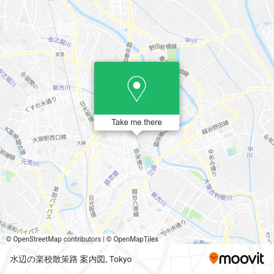 水辺の楽校散策路 案内図 map