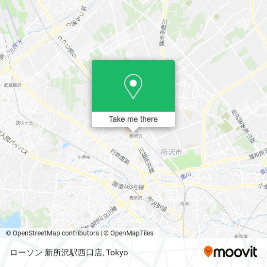 ローソン 新所沢駅西口店 map