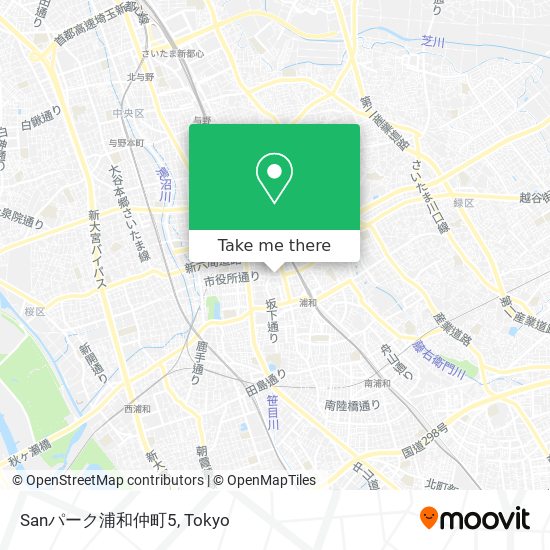 Sanパーク浦和仲町5 map