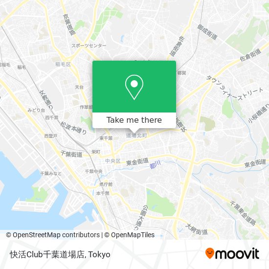 快活Club千葉道場店 map