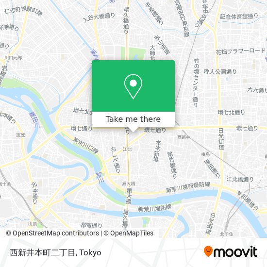 西新井本町二丁目 map