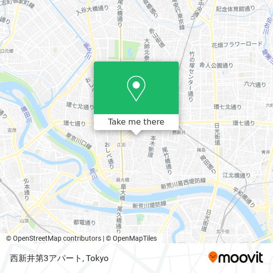 西新井第3アパート map