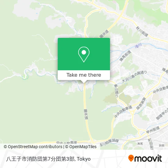 八王子市消防団第7分団第3部 map