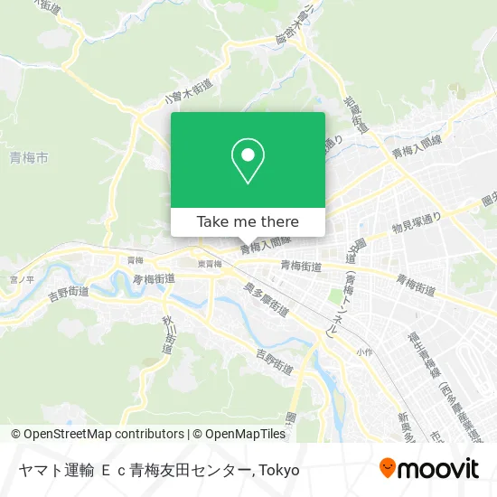 ヤマト運輸 Ｅｃ青梅友田センター map