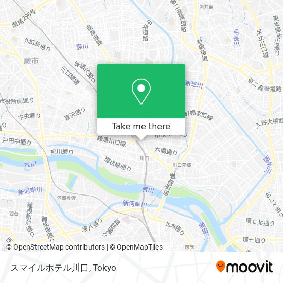 スマイルホテル川口 map