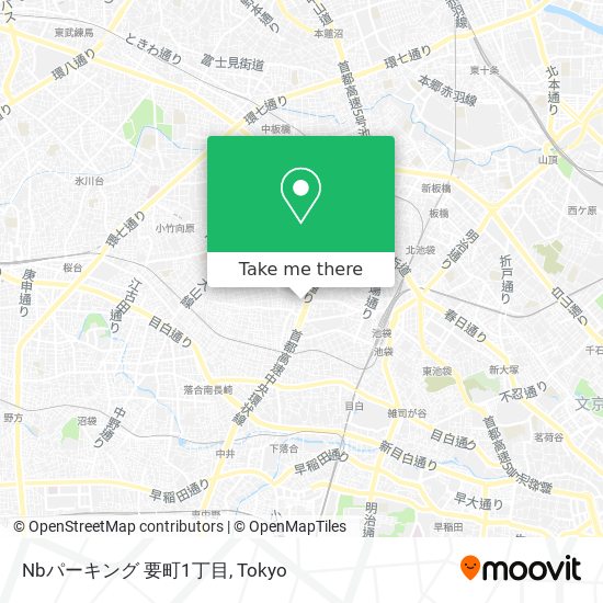 Nbパーキング 要町1丁目 map