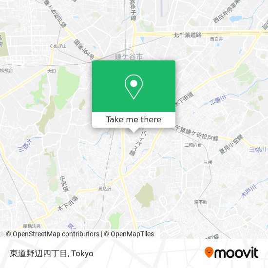 東道野辺四丁目 map