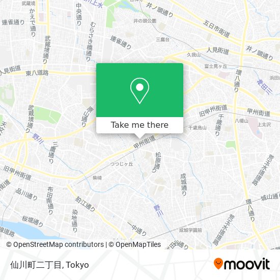 仙川町二丁目 map