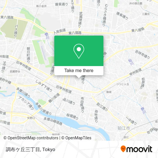 Chofu Gaoka 3-Chome map