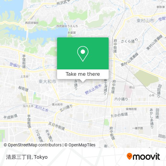 清原三丁目 map