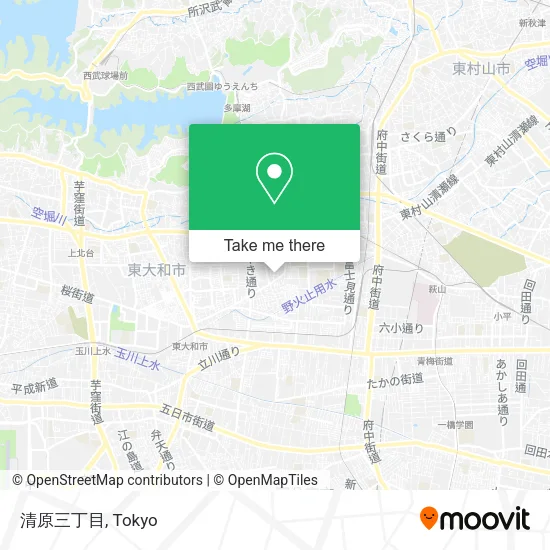 清原三丁目 map