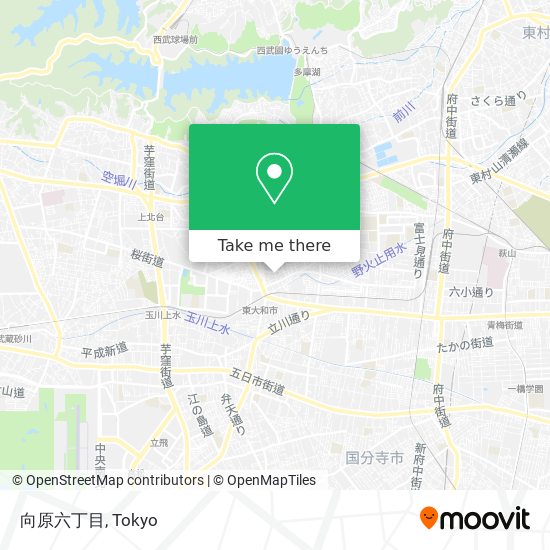 向原六丁目 map