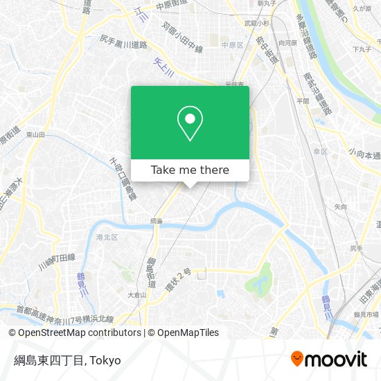 綱島東四丁目 map