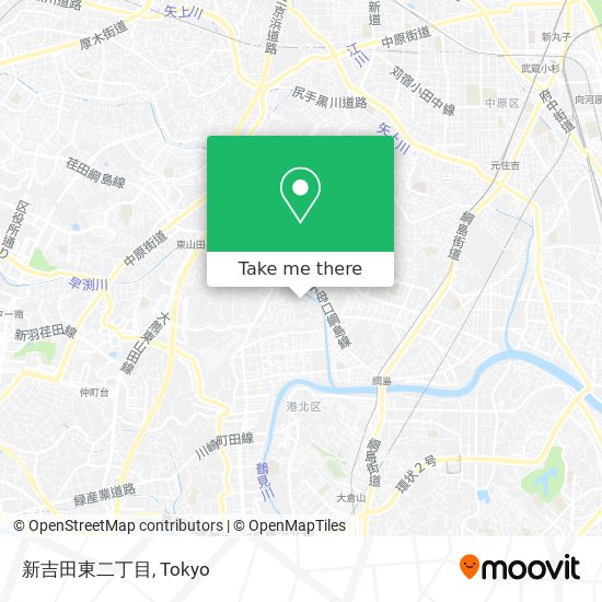 新吉田東二丁目 map
