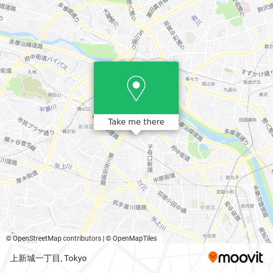 上新城一丁目 map