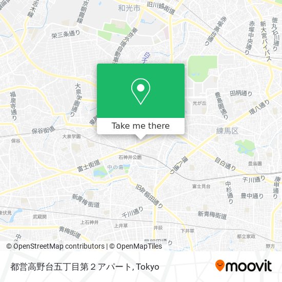 都営高野台五丁目第２アパート map