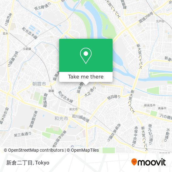新倉二丁目 map