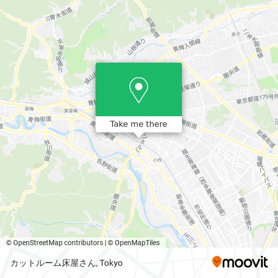 カットルーム床屋さん map