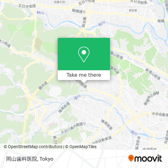 岡山歯科医院 map