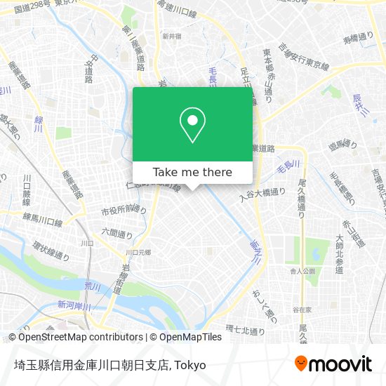 埼玉縣信用金庫川口朝日支店 map