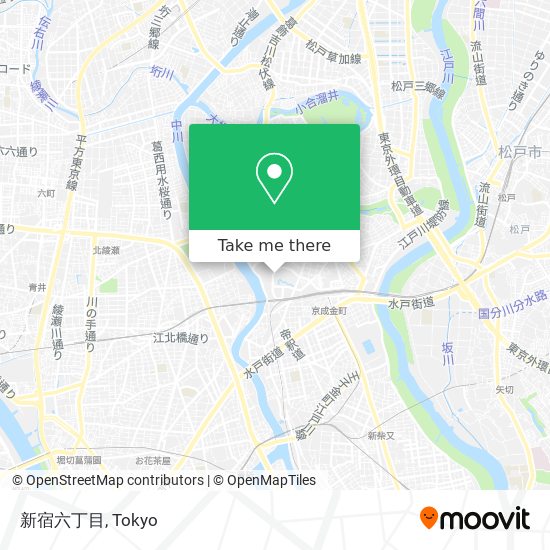 新宿六丁目 map