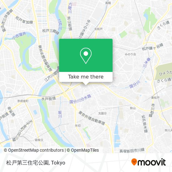 松戸第三住宅公園 map