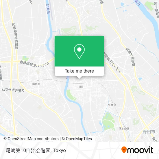 尾崎第10自治会遊園 map