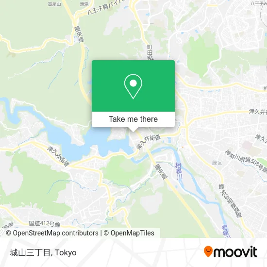 城山三丁目 map