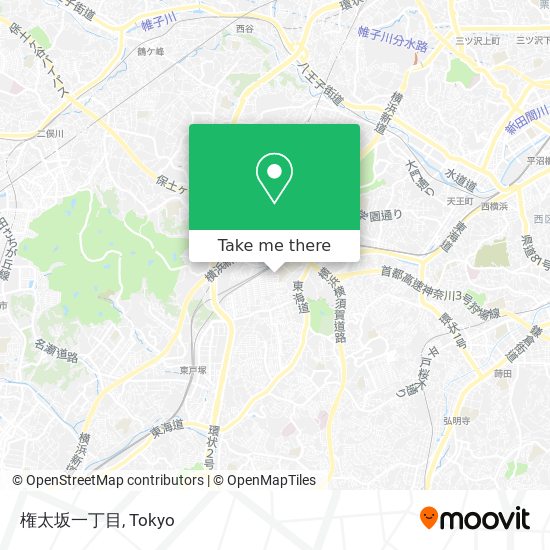 権太坂一丁目 map