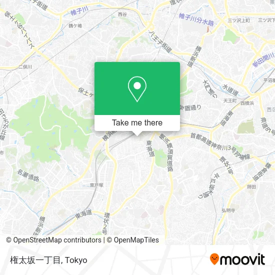 権太坂一丁目 map