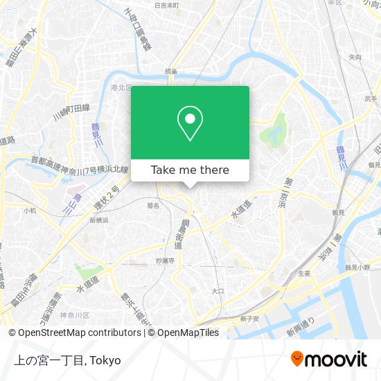 上の宮一丁目 map