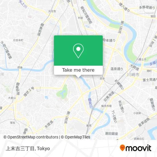 上末吉三丁目 map