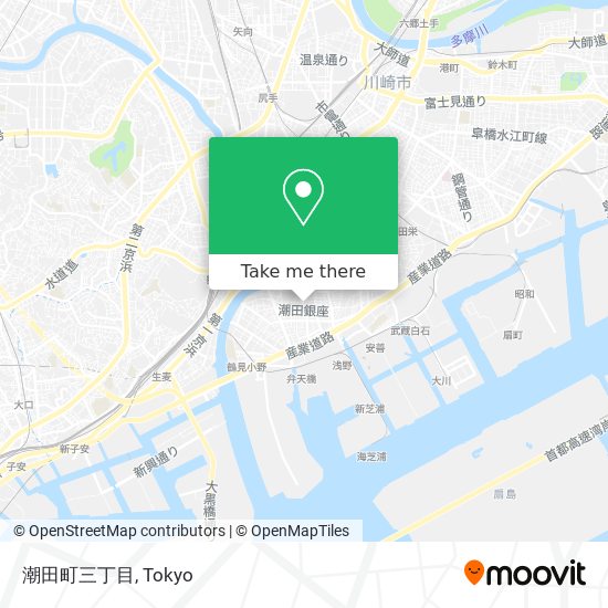潮田町三丁目 map