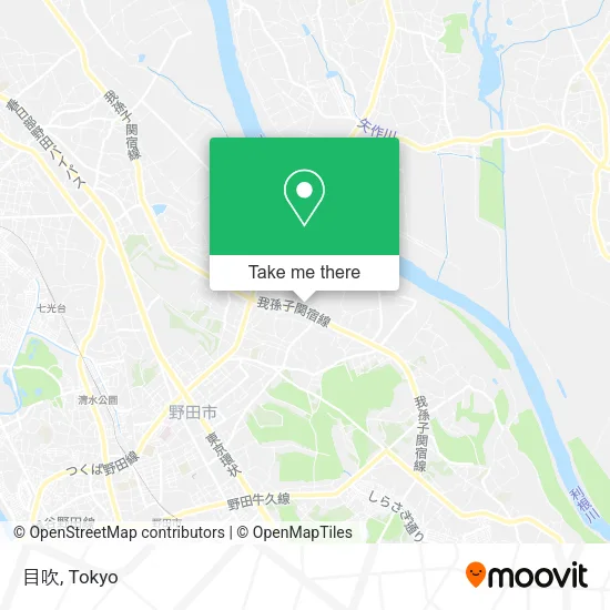 目吹 map