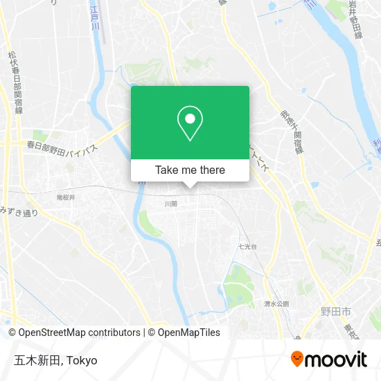 五木新田 map