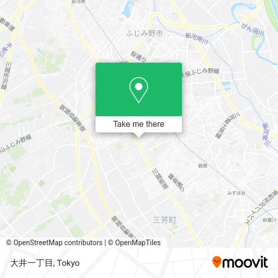 大井一丁目 map