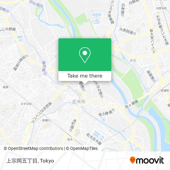 上宗岡五丁目 map