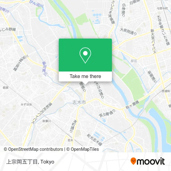 上宗岡五丁目 map
