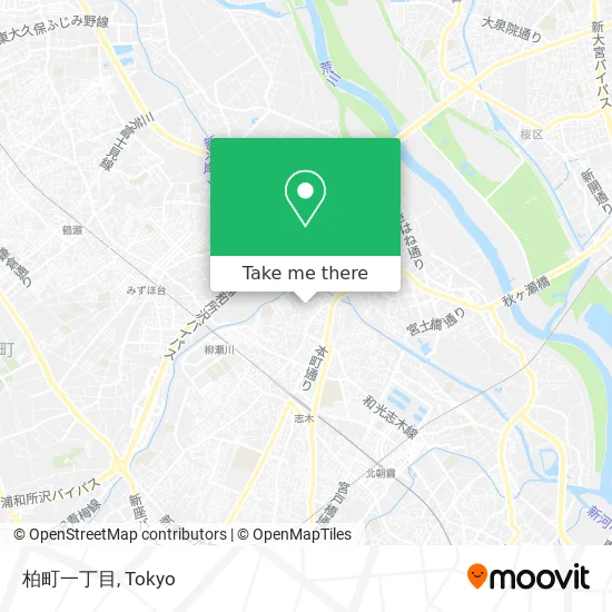 柏町一丁目 map