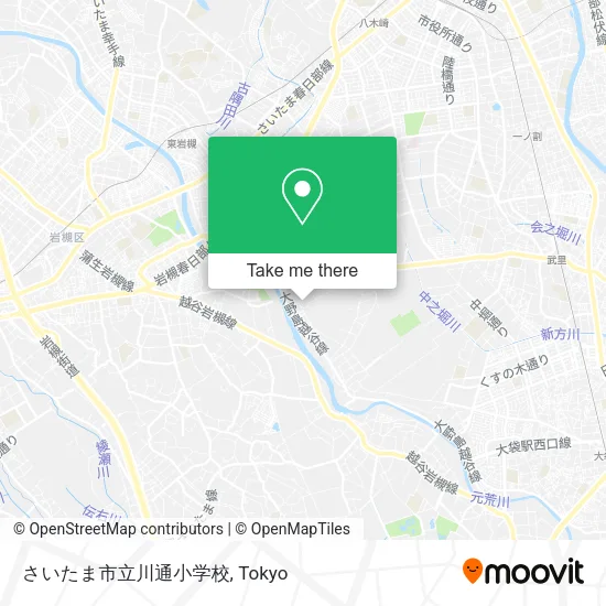 さいたま市立川通小学校 map