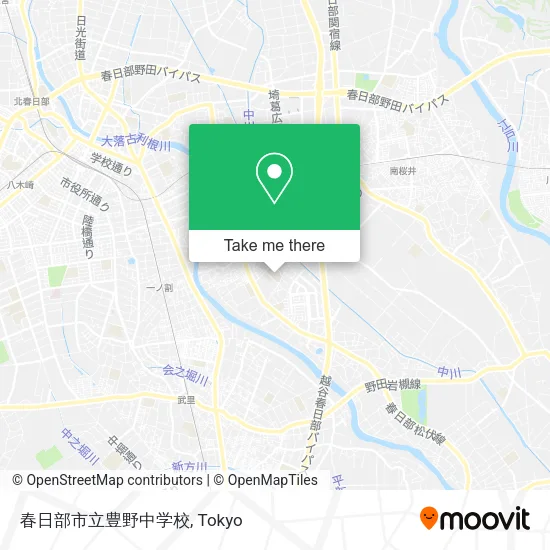 春日部市立豊野中学校 map