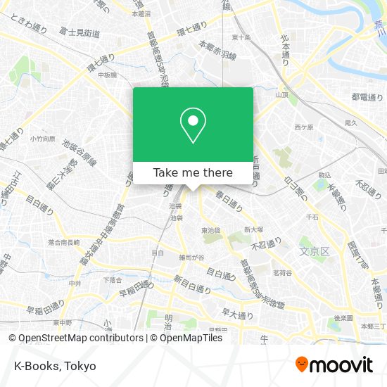 K-Books map