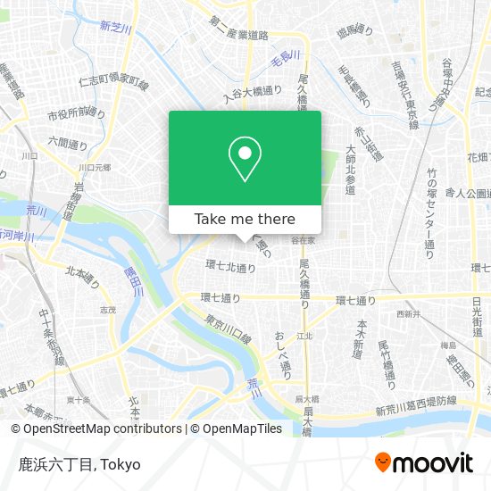 鹿浜六丁目 map